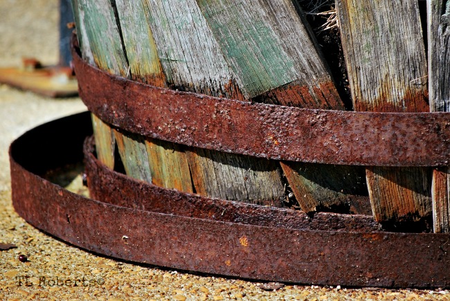 rusty iron bands